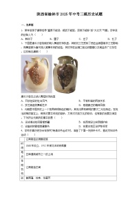 陕西省榆林市2025年中考三模历史试题（解析版）