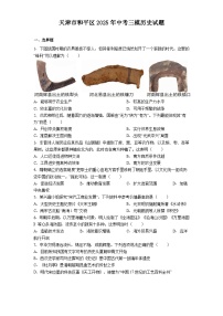 天津市和平区2025年中考三模历史试题（解析版）