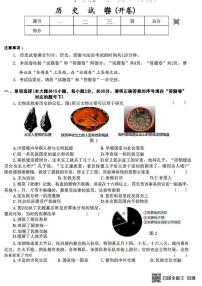 2025年安徽省合肥市庐阳区第四十五中学中考四模历史试卷（中考模拟）