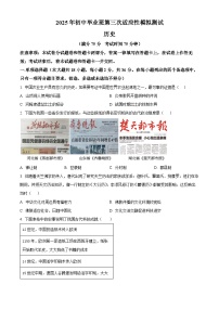 2025年广西壮族自治区贵港市港北区中考三模历史试题（中考模拟）