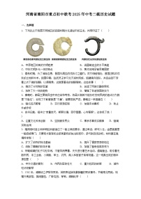 河南省南阳市重点初中联考2025年中考二模历史试题（解析版）