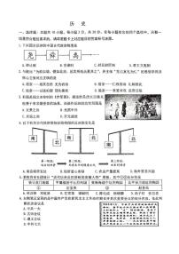 内蒙古自治区包头市昆区2025年中考二模历史试题（中考模拟）