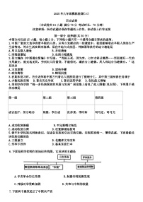 2025年辽宁省锦州市实验学校中考模拟历史试卷（三）（含答案）