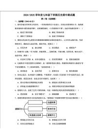 辽宁省营口市第一中学2024—2025学年七年级下学期期中考试历史试题