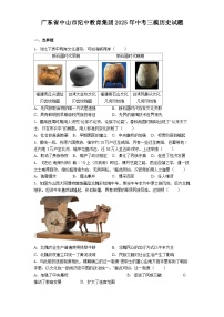 广东省中山市纪中教育集团2025年中考三模历史试题（解析版）