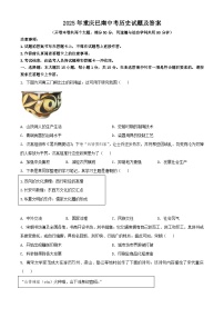 2025年重庆巴南中考历史试题及答案