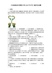 江西省新余市第四中学2025年中考三模历史试题.（含答案）