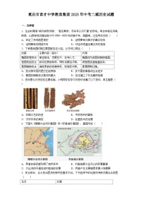 重庆市育才中学教育集团2025年中考二模历史试题（解析版）