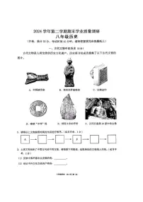 上海市崇明区2024-2025学年八年级下历史期末试卷