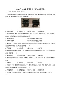 2025年云南省昆明市中考历史三模试卷-普通用卷