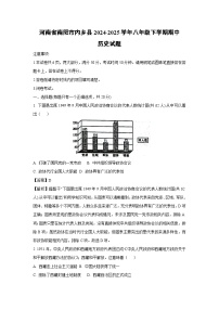 河南省南阳市内乡县2024-2025学年八年级下学期期中历史试卷（解析版）