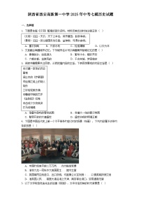 陕西省西安高新第一中学2025年中考七模历史试题（解析版）