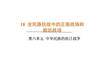 初中历史人教版（2024）八年级上册（2024）第18课 全民族抗战中的正面战场和敌后战场授课ppt课件