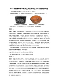 2025年新疆维吾尔自治区阿克苏地区中考三模历史试卷（解析版）