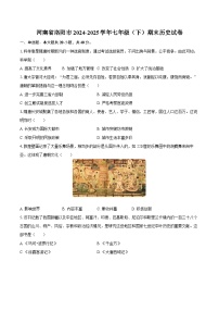 河南省洛阳市2024-2025学年七年级（下）期末历史试卷-(含答案)