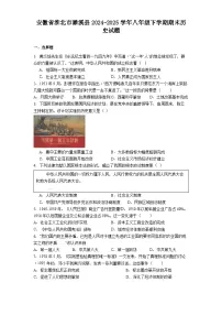 安徽省淮北市濉溪县2024-2025学年八年级下学期期末历史试题（解析版）