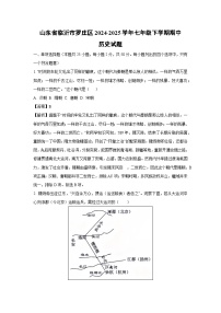 山东省临沂市罗庄区2024-2025学年七年级下期中历史试卷（解析版）