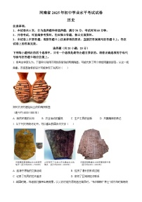 2025年河南省初中学业水平考试中考历史真题试卷(真题+答案)