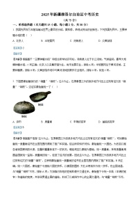 2025年新疆维吾尔自治区中考历史真题（含答案解析）