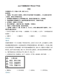 2025年湖南省中考历史真题（含答案解析）