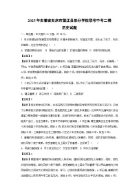 2025年安徽省安庆市望江县部分学校联考中考二模[中考模拟]历史试卷（解析版）