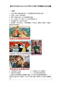 重庆市万州区2024-2025学年八年级下学期期末历史试题（解析版）