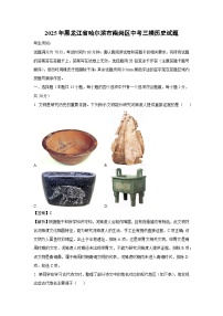2025年黑龙江省哈尔滨市南岗区中考三模[中考模拟]历史试卷（解析版）