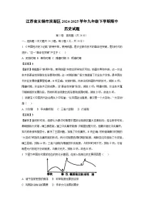江苏省无锡市滨湖区2024-2025学年九年级下学期期中真题历史试卷（解析版）