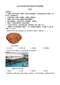 2025年湖南省长沙市中考历史真题含答案