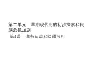 初中历史人教版（2024）八年级上册（2024）第二单元 早期现代化的初步探索和民族危机加剧第4课 洋务运动和边疆危机课文课件ppt