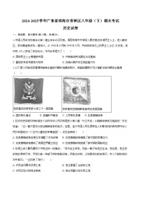 2024-2025学年广东省珠海市香洲区八年级（下）期末历史试卷（含答案）