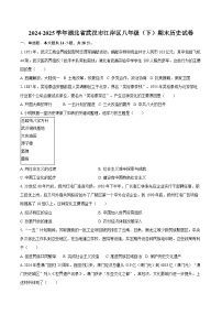 2024-2025学年湖北省武汉市江岸区八年级（下）期末历史试卷（含答案）