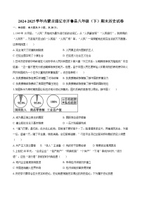 2024-2025学年内蒙古通辽市开鲁县八年级（下）期末历史试卷（含答案）