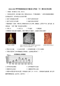 2024-2025学年陕西省延安市富县七年级（下）期末历史试卷（含答案）