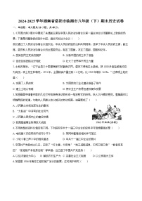 2024-2025学年湖南省岳阳市临湘市八年级（下）期末历史试卷（含答案）