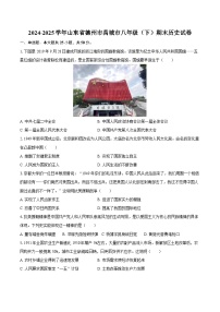 2024-2025学年山东省德州市禹城市八年级（下）期末历史试卷（含答案）