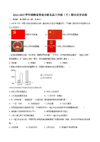 2024-2025学年湖南省娄底市新化县八年级（下）期末历史试卷（含答案）