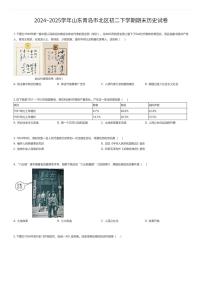 2024~2025学年山东青岛市北区初二下学期期末历史试卷（有答案解析）