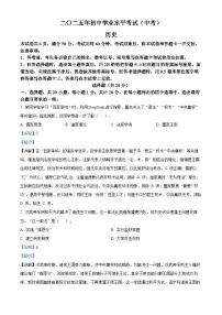2025年山东省菏泽市中考历史真题（解析版）