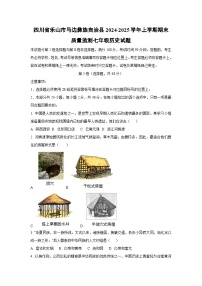 四川省乐山市马边彝族自治县2024-2025学年上学期期末质量监测七年级历史试卷（学生版）