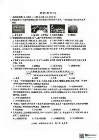 新疆维吾尔自治区阿克苏地区阿瓦提县2024-2025学年部编版九年级上学期历史期中测试