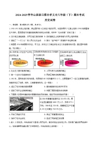 2024-2025学年山西省吕梁市孝义市八年级（下）期末历史试卷（含答案）