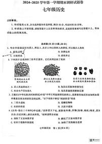 河南省平顶山市2024-2025学年上学期七年级历史期中试题