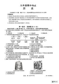 辽宁省盘锦市大洼区联考2025-2026学年九年级上学期期中历史试卷