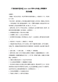 广西河池市宜州区2024~2025学年七年级上学期期中历史试卷（学生版）