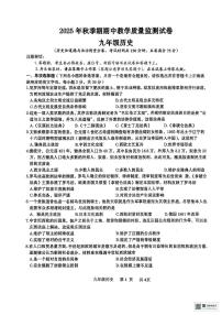 广西壮族自治区贵港市2025-2026学年九年级上学期11月期中历史试题