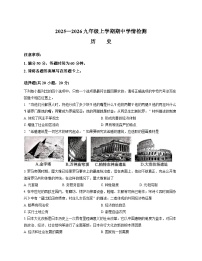 河南省新乡市延津县2025-2026学年部编版九年级上学期11月期中 历史试题