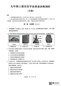 广东省广州市白云区2024-2025学年九年级上学期期末历史试卷