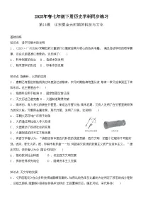 初中历史人教版（2024）七年级下册（2024）辽宋夏金元时期的科技与文化优秀随堂练习题