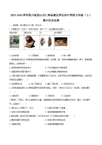 2025-2026学年四川省眉山市仁寿县城北学区初中学校七年级（上）期中历史试卷-自定义类型